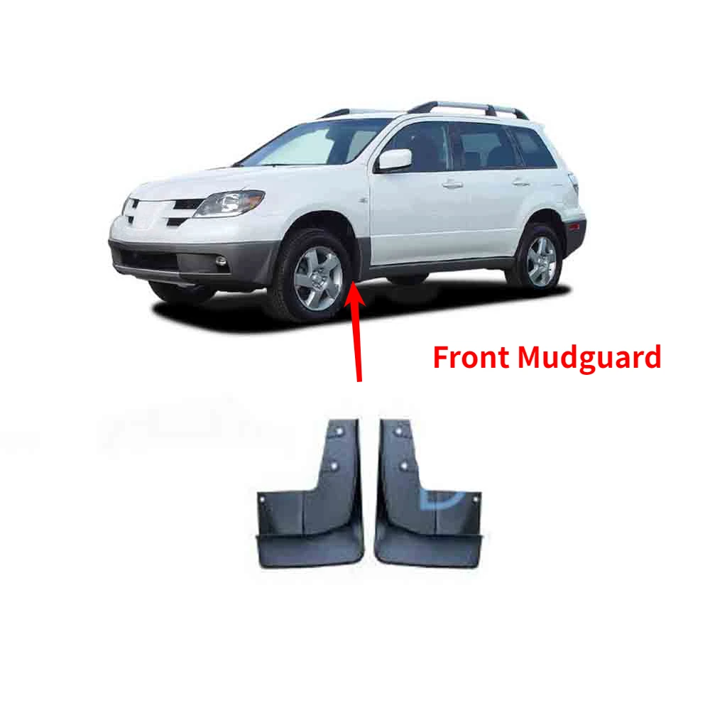 1 Pcs Front Mudguard for Outlander 2003-2007 Front Splash Mudguard Board for Airtrek Eyebrow Cover Mudguard Board L or R