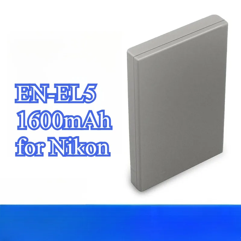 

Сменный аккумулятор емкостью 1600 мАч для Nikon EN-EL5, совместимый с цифровой камерой Coolpix P80 P90 P100 P500 P510 P6000 P5100 P3 S10