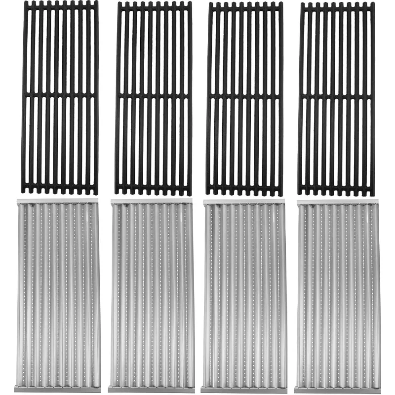 Cast iron cooking grate and infrared emitter for Charbroil infrared grills 463224912 463231711