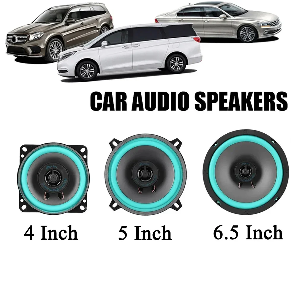 

4/5/6,5-дюймовые автомобильные колонки Hi-Fi коаксиальный автомобильный сабвуфер универсальный автомобильный аудио музыка полнодиапазонный частотный автомобильный стереодинамик