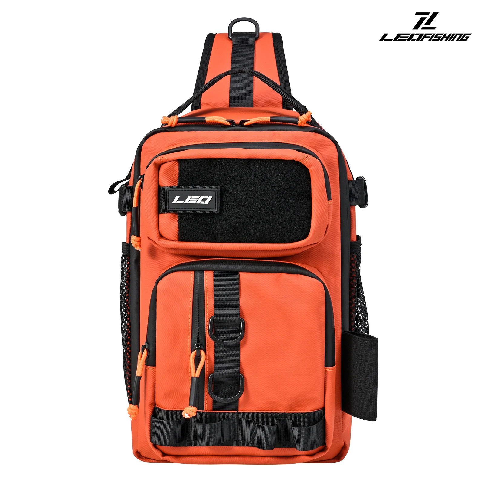 

Cylinder Fishing Bag 17.4L Messenger Bag Traveling Storage Bag Leather Facing FishBAG Anti-Cut Bag Large Storage Space Rod Bag