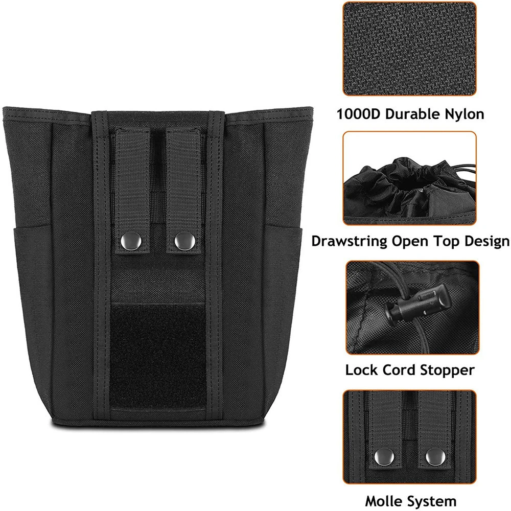 Складная поясная сумка Molle Dump Drop Pouch для переработки, сумки для спорта на открытом воздухе, охоты, аксессуары для инструментов EDC, складная сумка для восстановления