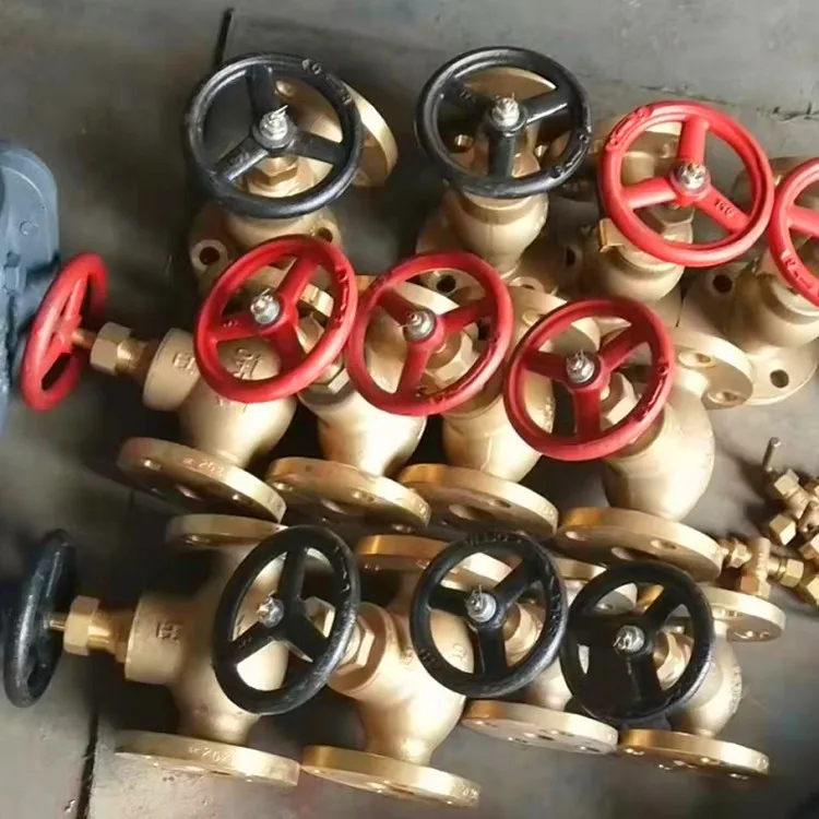 JIS Ansi 5k40 Морской воздушный шар 5k Бронзовый фланцевый прямой сквозной латунный шаровой клапан