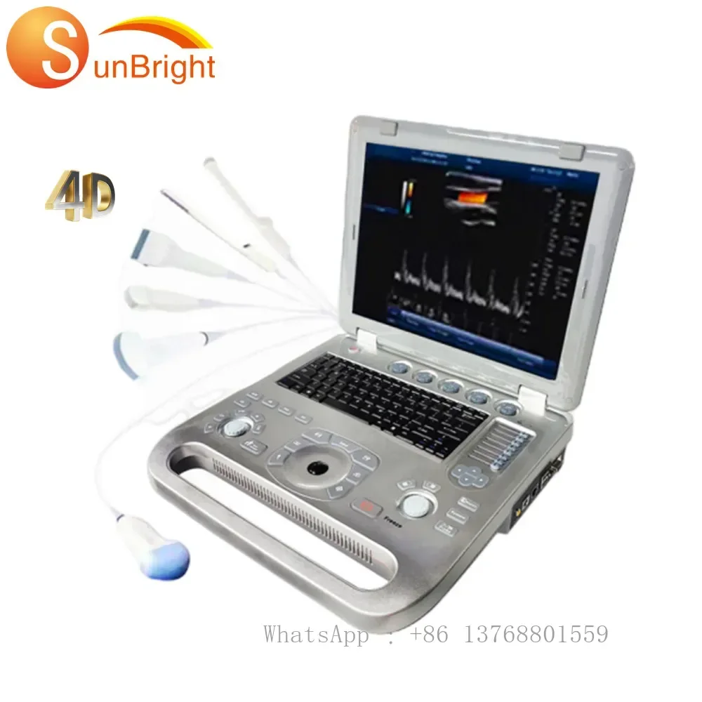 Ultrasound Human Veterinary Ultrasound Portable 4D Real Time Color Doppler Ultrasound SUN-906B