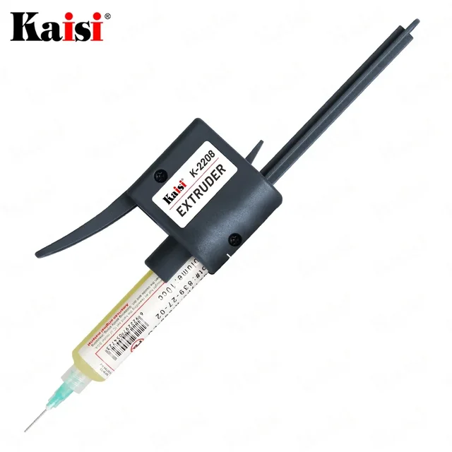 Kaisi K-2208 uniwersalny, oszczędzający pracę ręczny pistolet do kleju do telefonu komórkowego olej spawalniczy topnik pasta lutownicza Putter Booster
