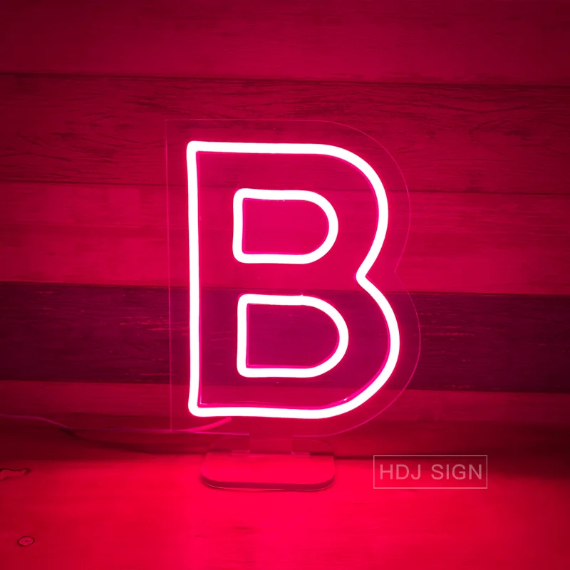 Letter Neon Light Party Wedding Table Lamp LED Neon Sign for Bar Shop Party Decor Colorful Neon Lamp USB or Battery LED Lights