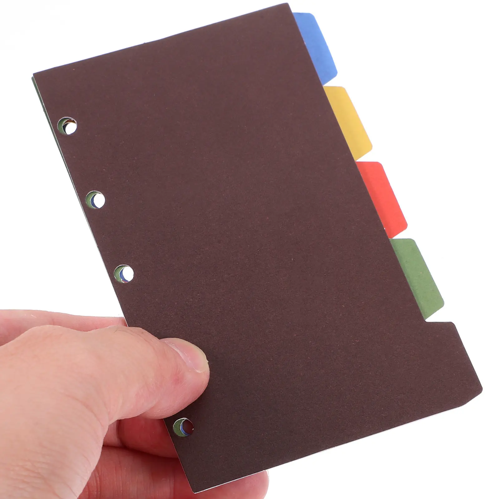 

2 комплекта разделителей для папок формата А8 с индексными этикетками, бумажные разделители для блокнотов на кольцах, для школы, офиса, учебы, ведения записей