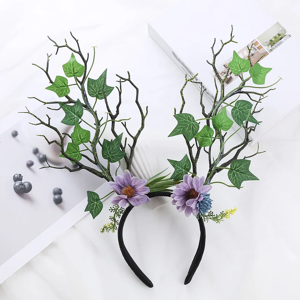 

Headbands Cosplay Tree Branch Hairband Plastic Decoration Accessory Xmas Party Headdress