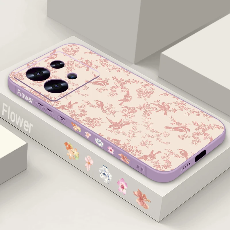 Flowers Bird Patter…