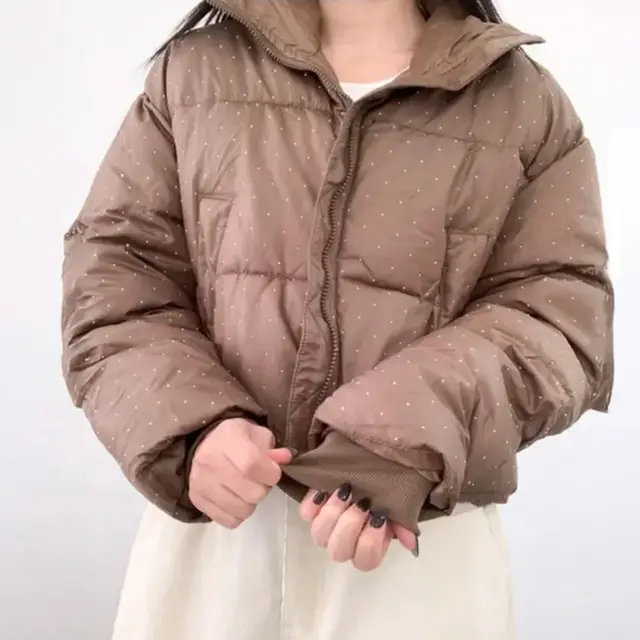 2026 New Winter Clothing Parkas Women's Outwear Short Coats Korean Rhinestone Coat Ladies Thickened Warm Cotton Puffer Jackets 3 2026 New Winter Clothing Parkas Women's Outwear Short Coats Korean Rhinestone Coat Ladies Thickened Warm Cotton Puffer Jackets 3