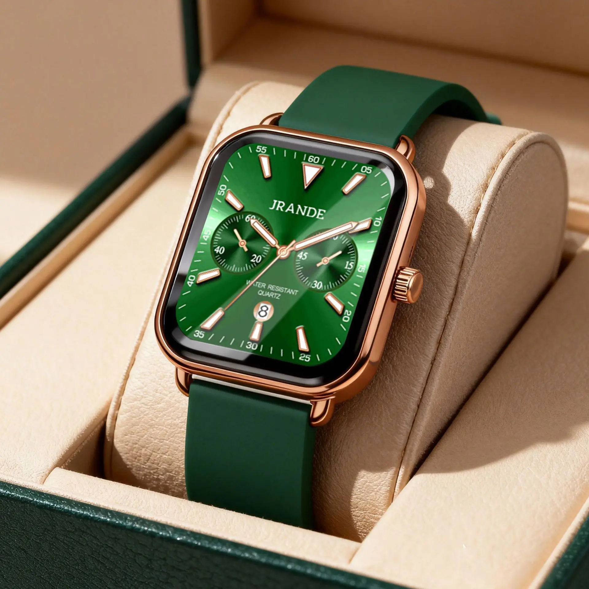 Premium Selected Watches, Women'S Watches With Silicone Straps, High-End Women'S Wristwatches, Valentine'S Day Gift.