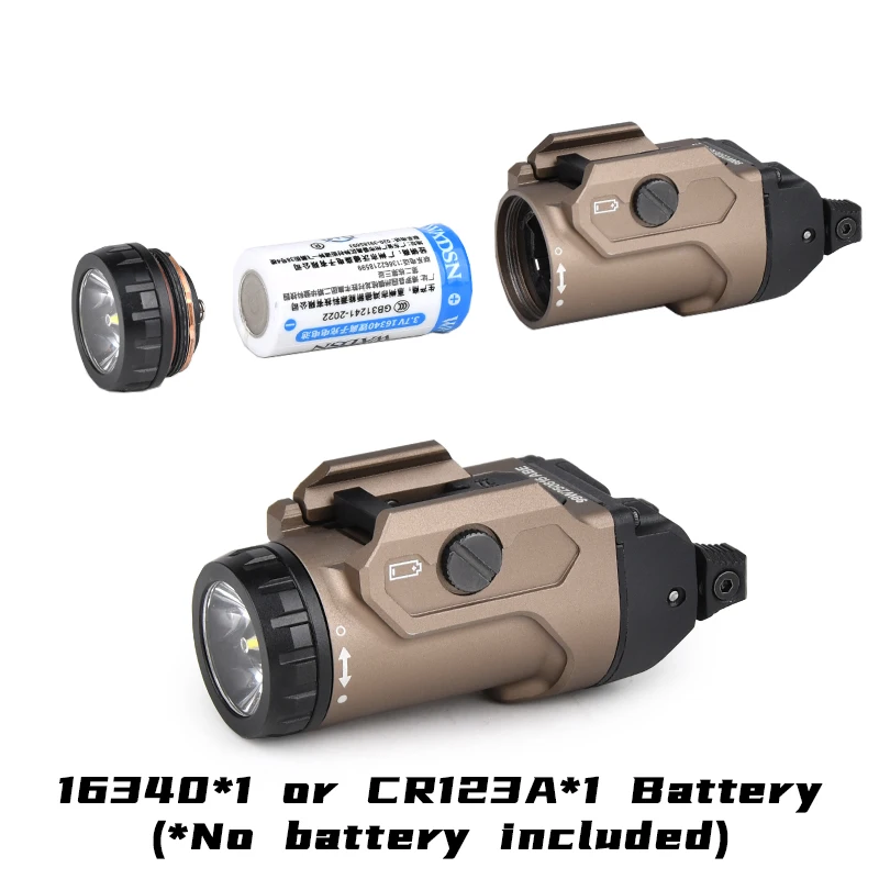 Airsoft F2R Pistol Mounted White Light TLR-1 TLR-7 Tactical Flashlight Metal 700 Lumens Fit MIL-STD 1913 Rail Glock Scout Torch