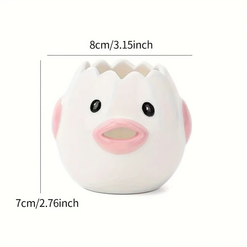 Cute Ceramic Chicken Egg Separator for Baking 6