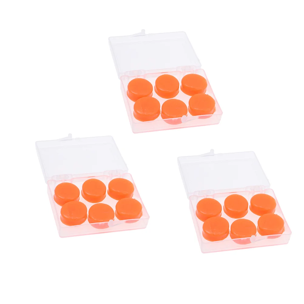 18 Pcs Earplugs for Subways Deformable Earbuds Water Proof Summer Waterproof Soundproof Bathing Comfortable