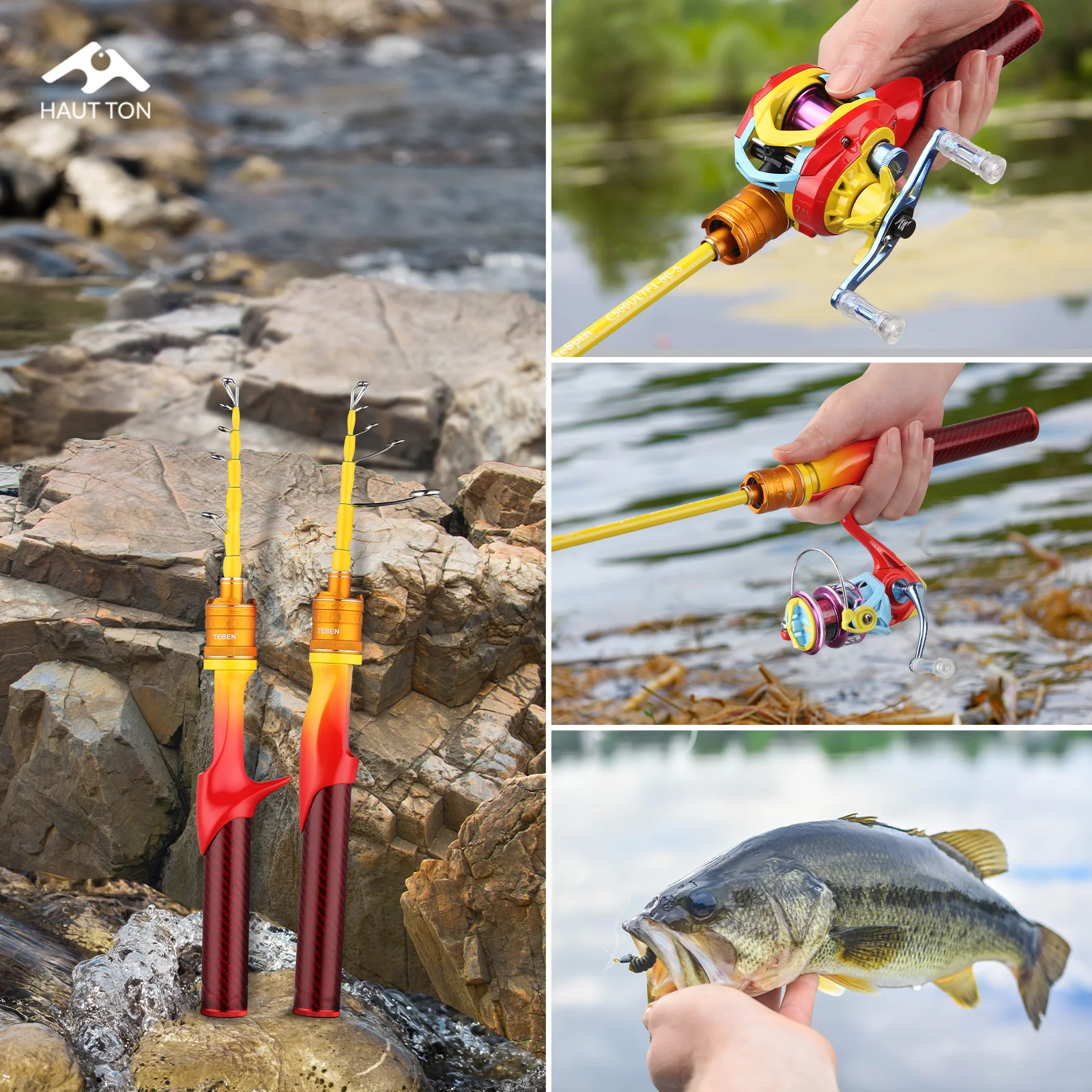 Vara de Pesca Telescópica TEBE - Fishing Rod Ice avaliação e preço