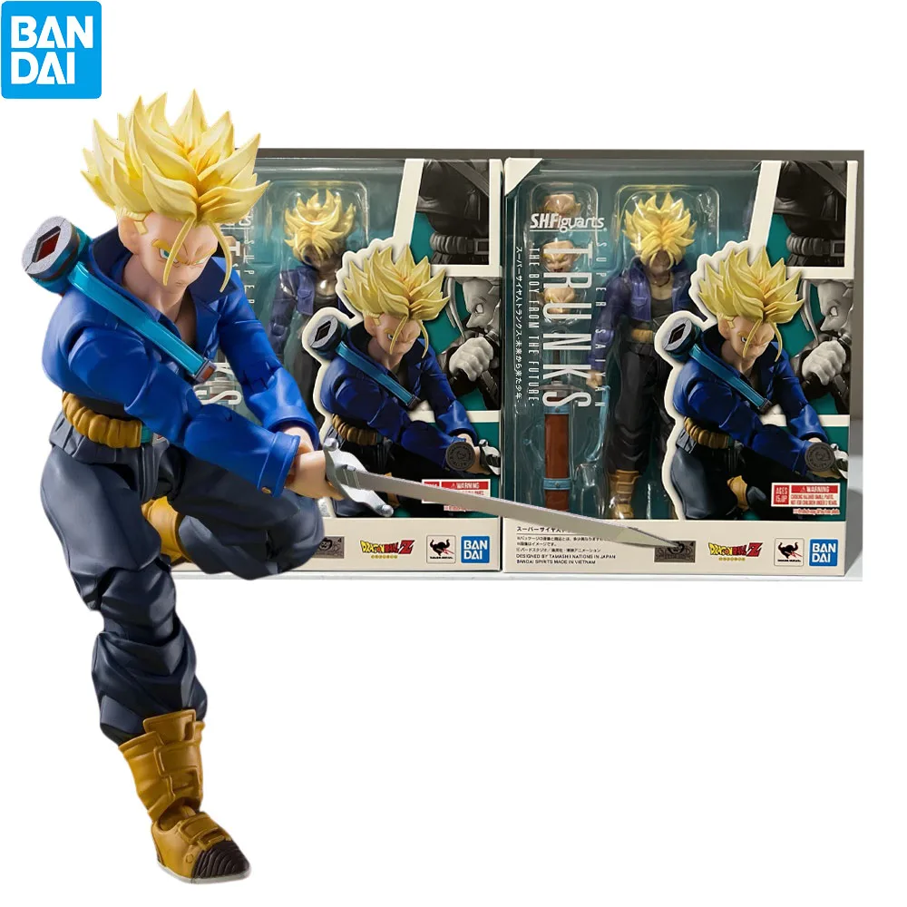 15Cm Action Genuine Official Original Bandai Spirits Dragon Ball Trunks Figure Anime Genuine Collectible Boxed Model Dolls Toy