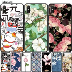 For Xiaomi Mi Max 3 Case 3D Flower Emboss Soft Silicone Phone Back Cover Case For Xiaomi Mi Max 3 Max3 Coque M1804E4A Fundas