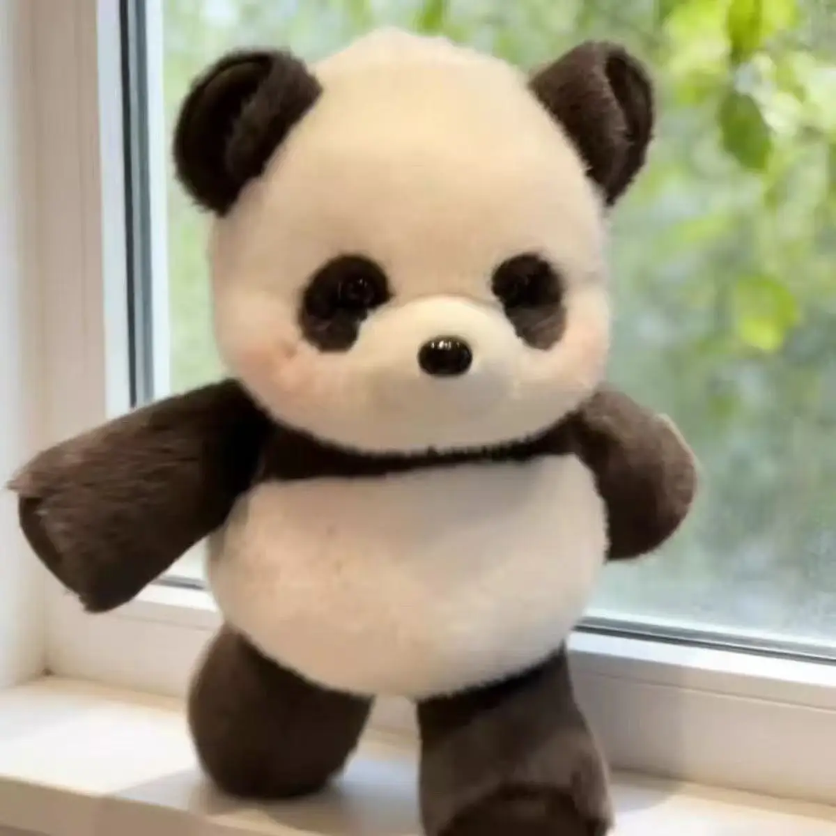Kawaii Raccoon Stuffed Animal Plush Pillow Panda Emotional Support Run Plush Toy Stuffed Fluffy Stuffed Raccoon Christmas Gift