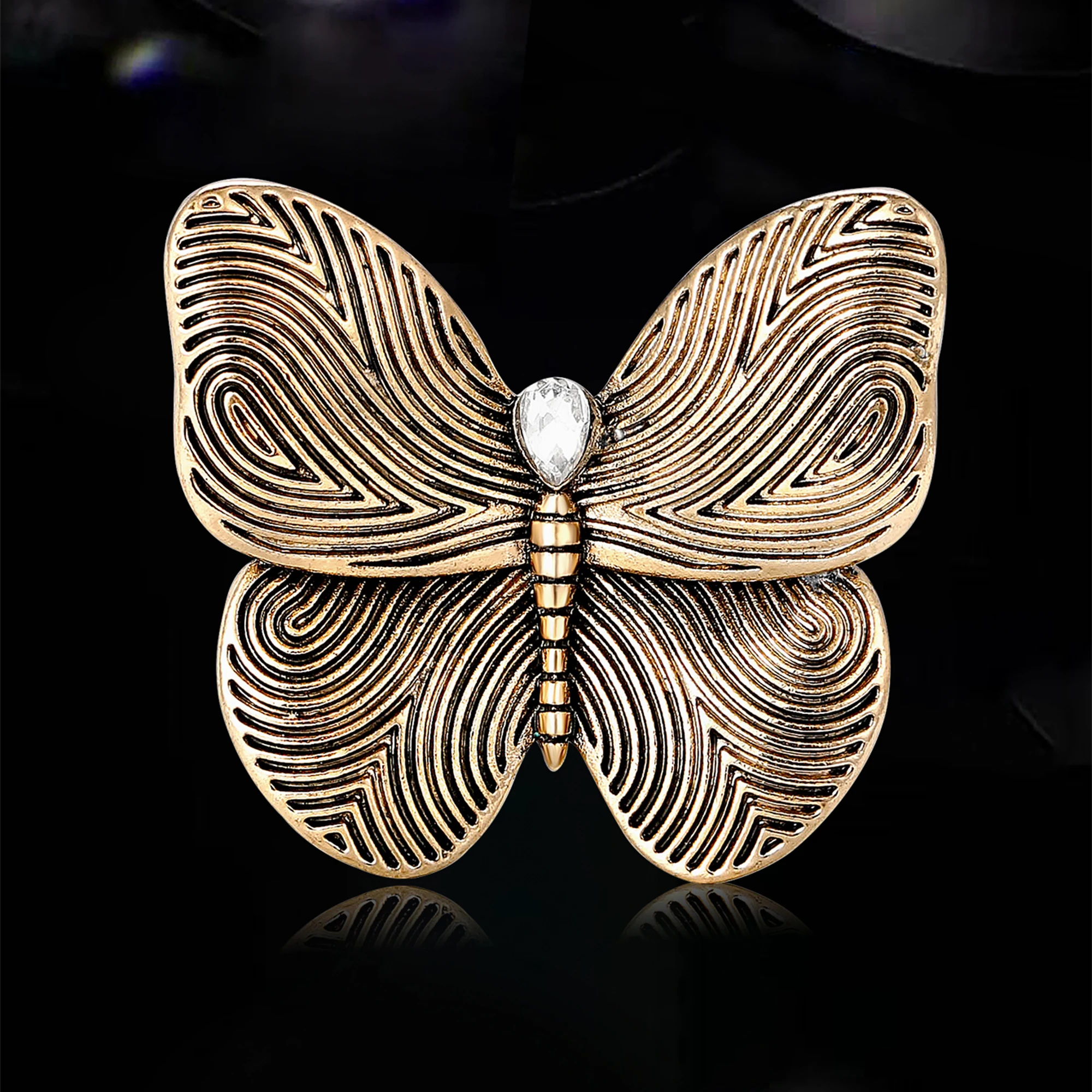 Vintage Enamel Butterfly Brooches for Women Unisex Insect Pins Event Party Luxury Gifts Backpack Decoration Clothes Accessories