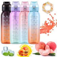 1000ML Fragrant Water Bottle Portable Air Water Up Bottle Scent Flavored Water Bottle with Flavor Pod for Travel Climbing Hiking