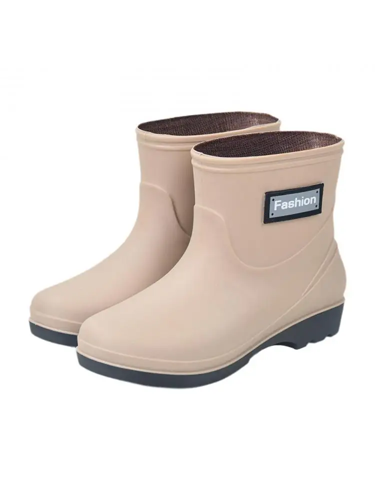 Bottes de Pluie Imperméables Modernes et Épaisses, Légères et Résistantes aux Intempéries, pour le Trekking, l'Extérieur, la Randonnée, le Voyage