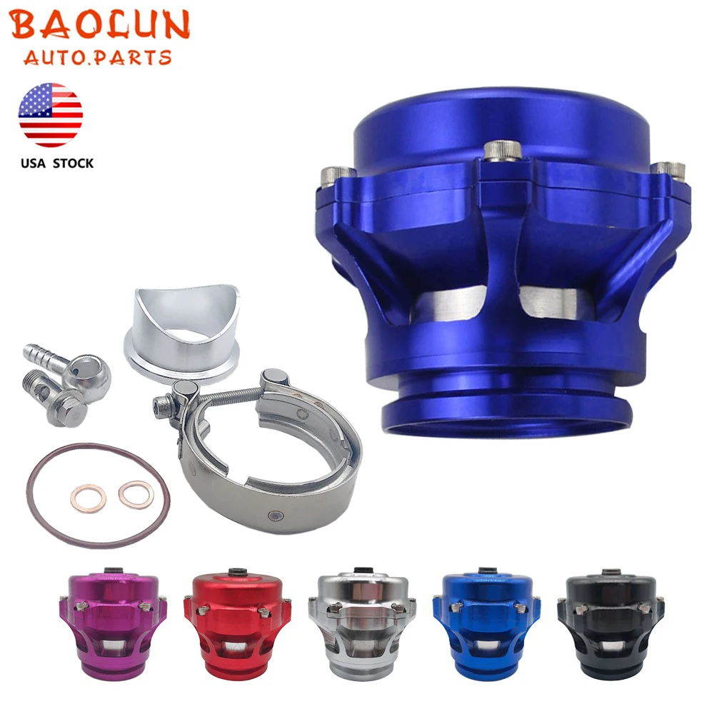 

BAOLUN Universal Aluminum Jdm 50mm Blow Off Valve Q Typer BOV With V Band Flange With Logo High Quality