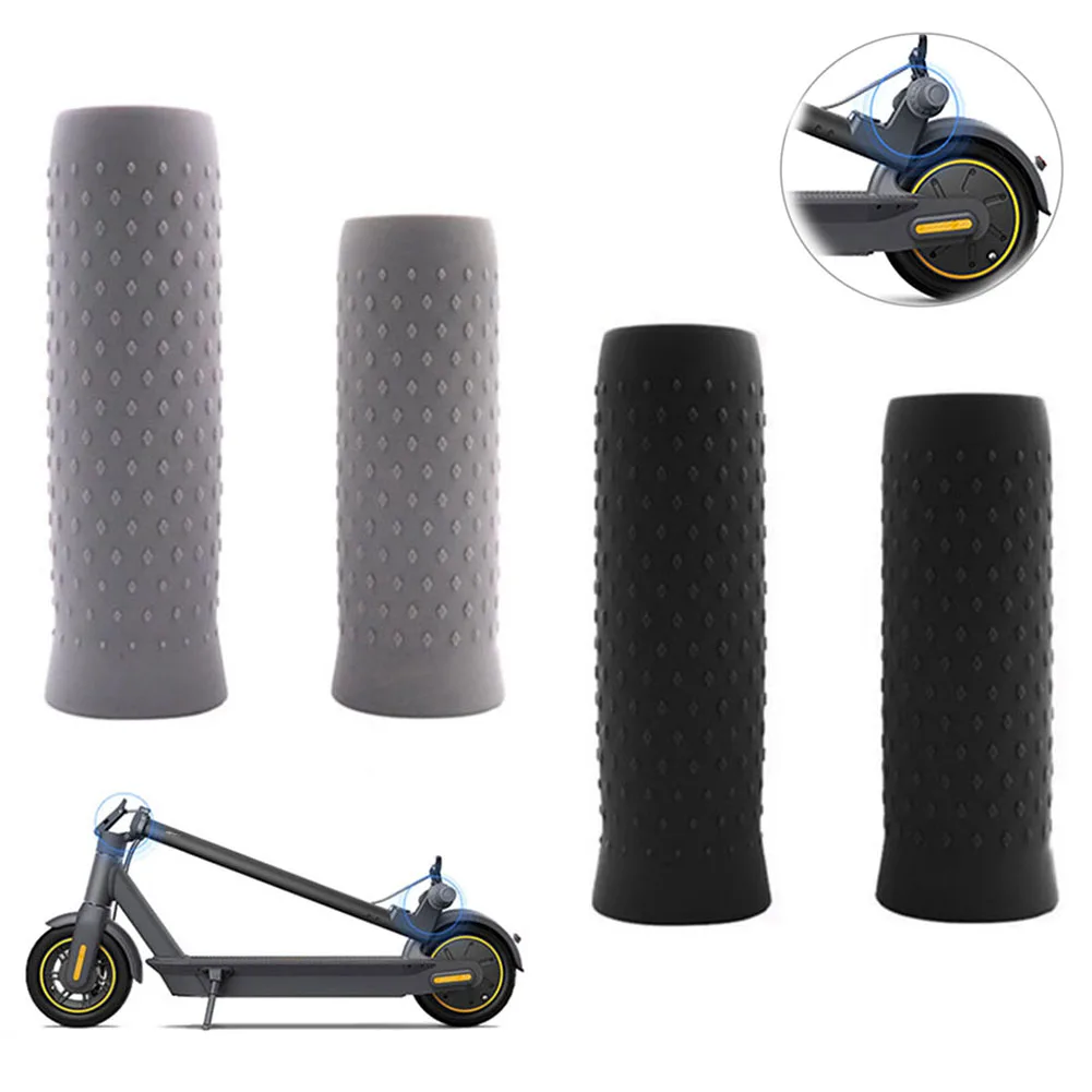 Electric Scooter Silicone Handlebar Grips Bar Cover For Ninebot MAX G30 Silicon Handle Bar Grips Rubber Cover Accessories