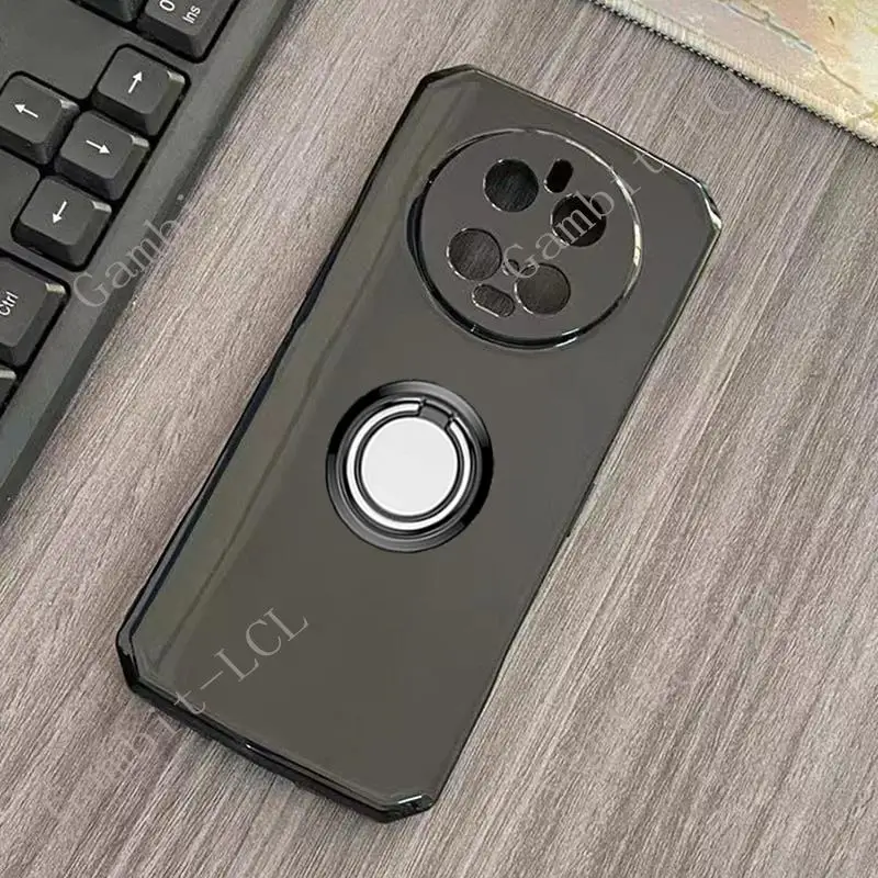 Dla Doogee DK10 DK 10 6.67 "DK10 2024 tylny uchwyt pierścieniowy uchwyt etui na telefon miękki silikon TPU oryginalny odporny na wstrząsy