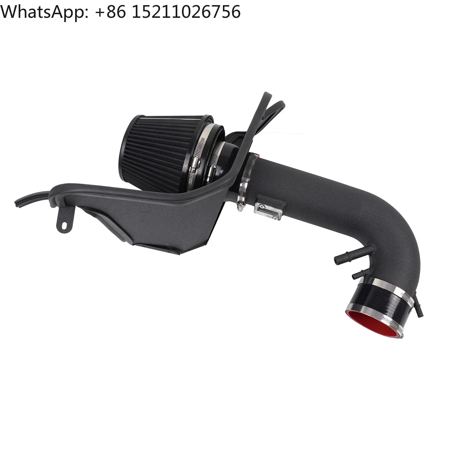 Turbo Car Modification Cold Air Intake Pipe Kit for Ford Mustang GT 5.0L V8 Gas 2015-2022 With High Flow Air Filter Intake Tube