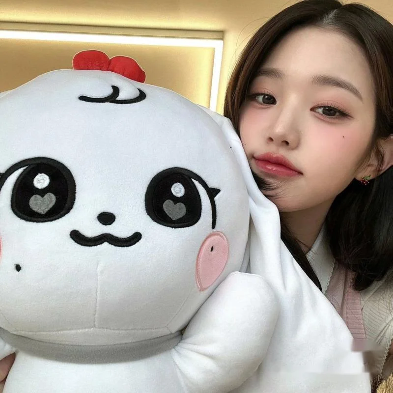 45CM Kpop IVE Cherry Plush Kawaii Cartoon Jang Won Young Plushies Doll Pillow Cute Stuffed Toy Pillow Home Decoration Fans Gifts