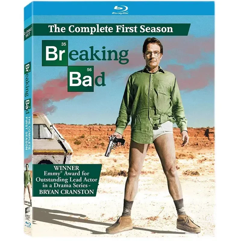 

Breaking Bad Seasons 1–5 Full Edition BD Blu-ray High Definition 1080P Collector's Edition 15-Disc Box