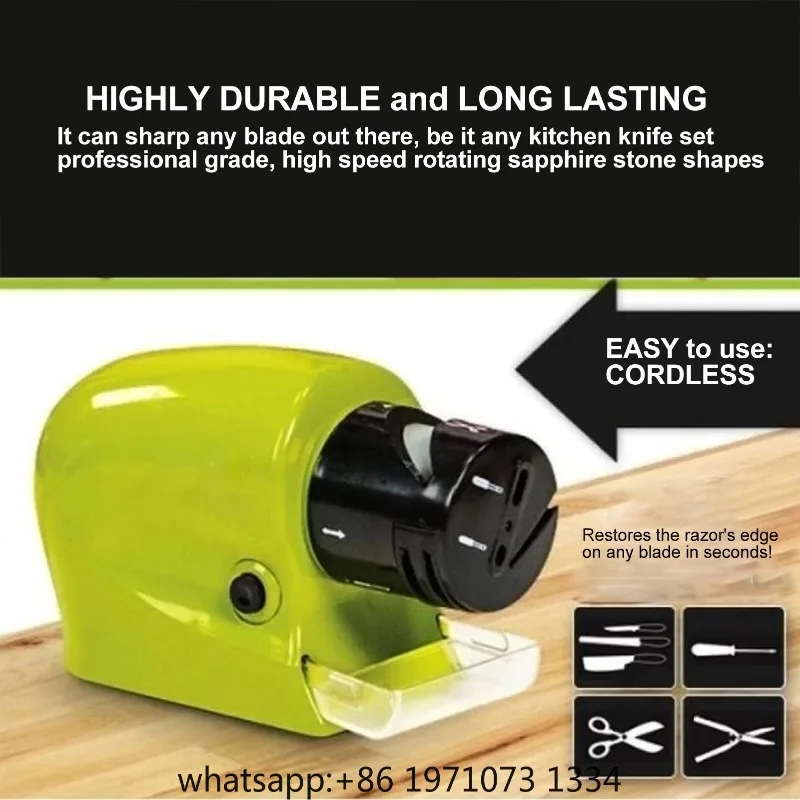 Electric Knife Sharpener – Compact Kitchen Tool for Home