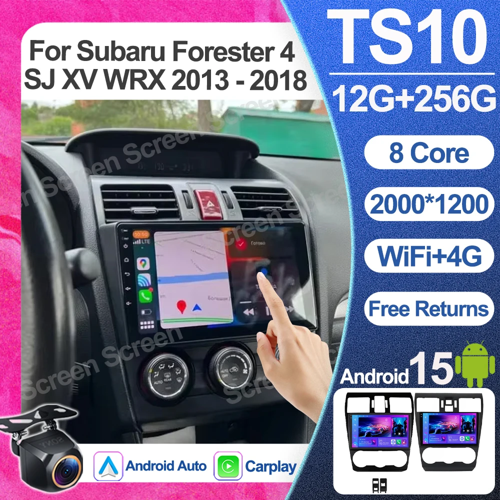 

Android 16 For Subaru Forester 4 Sj Xv Wrx 2013 - 2018 Multimedia Player Android Auto Screen 5g Wifi No 2din Dvd Gps Stereo Head