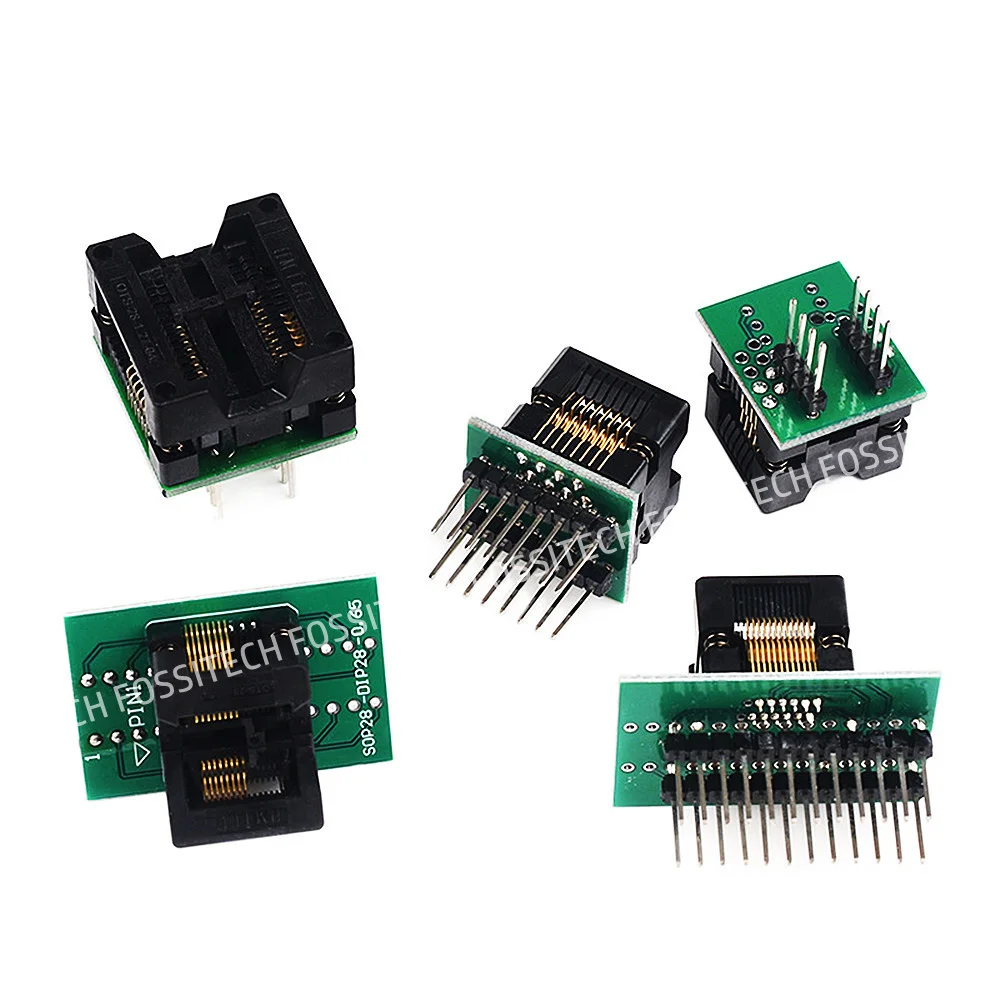 SOP8/14/16/20/24/28 SSOP/TSSOP IC Chip Testing Stand Integrated Circuit Chip Burner DIP Chip Conversion Programming Buring Stand