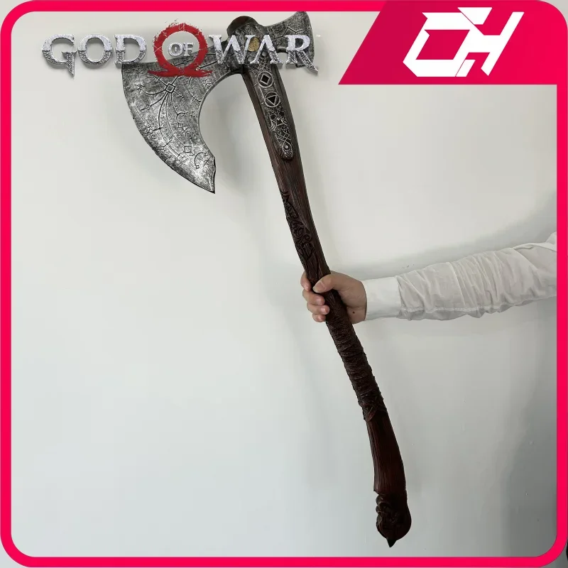 Leviathan Axe Kratos Arma Modelo Pu Game God of War, Ragnarok Axe Cosplay Faca, Katana Espadas, Brinquedos para Meninos, 93cm