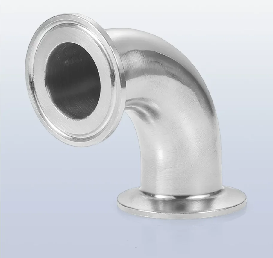 

KF Vacuum Elbow Stainless Steel Vacuum Elbow Bend Pipe Tri Clamp Adapter 90 Degree Flange Elbow Fitting Tube KF16 KF25 KF40 KF50
