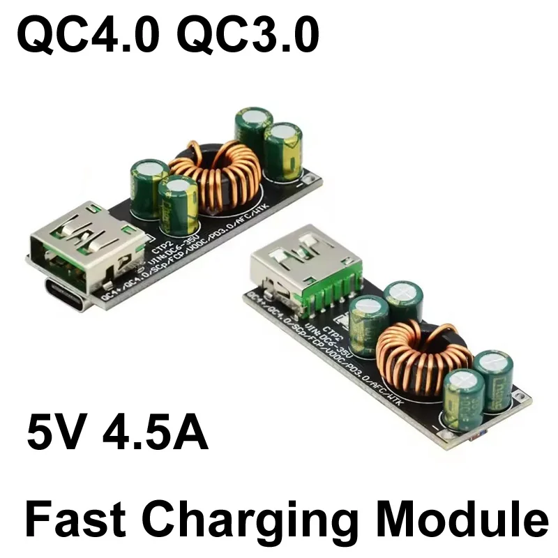 Image of QC4.0 QC3.0 USB Typ-C Handy-Schnellladegerät 6-35V Step-Down-Buck-Boost-Modul für Huawei SCP/FCP App