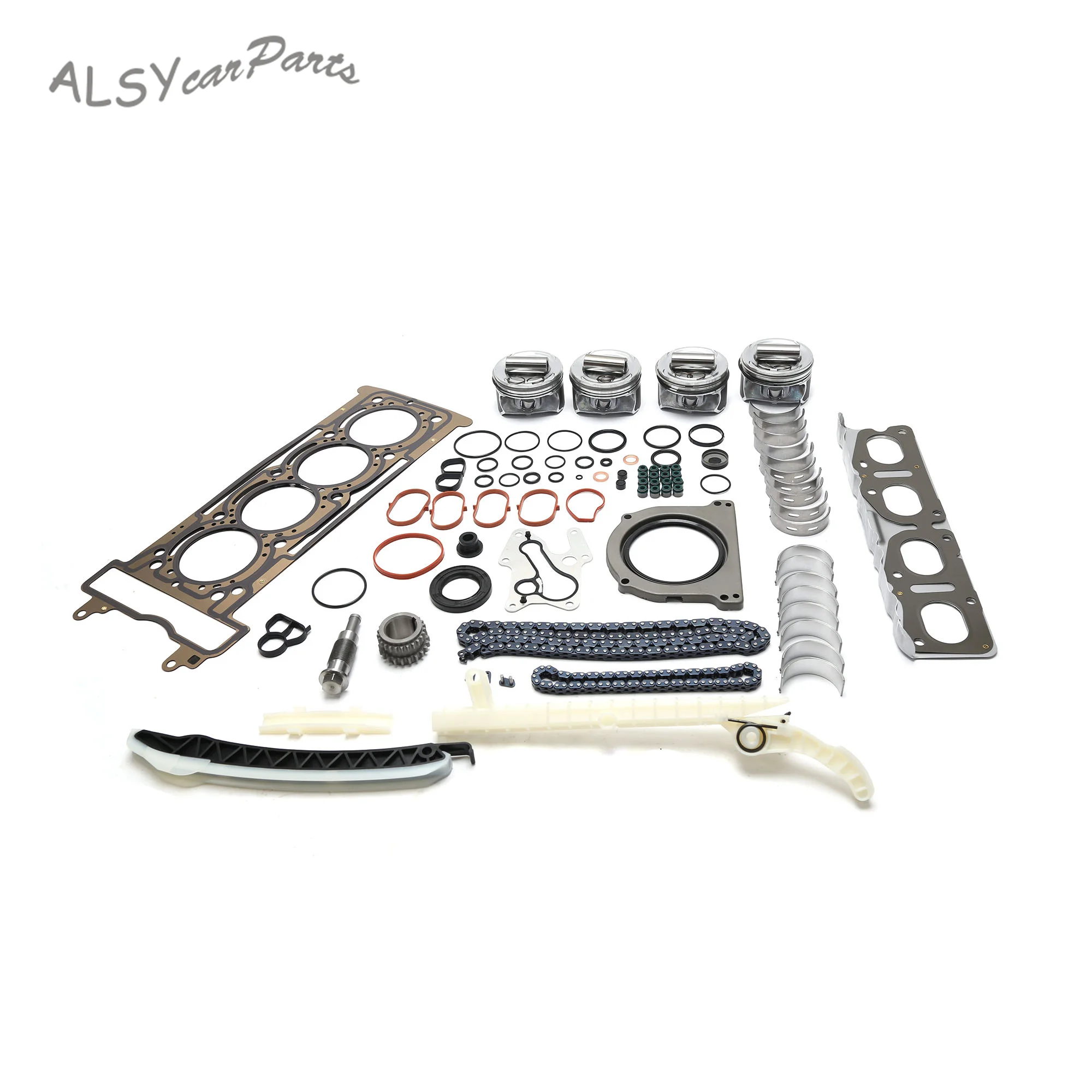 

A2740302417Timing Kit + Piston + 0.5mm + Cylinder Gasket + Shaft Shield For BENZ SLC /SLK / C / E /GLC 200 GLE 350 GLK- 200