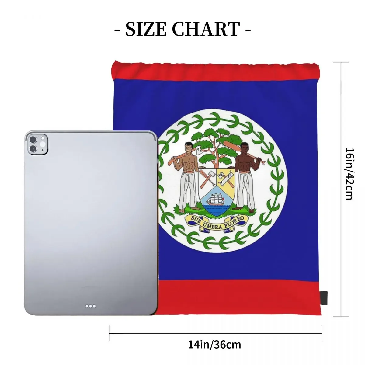 Рюкзаки с белизским флагом, многофункциональные портативные сумки на шнурке, спортивная сумка с карманами на шнурке, сумка для книг для путешествий, студентов