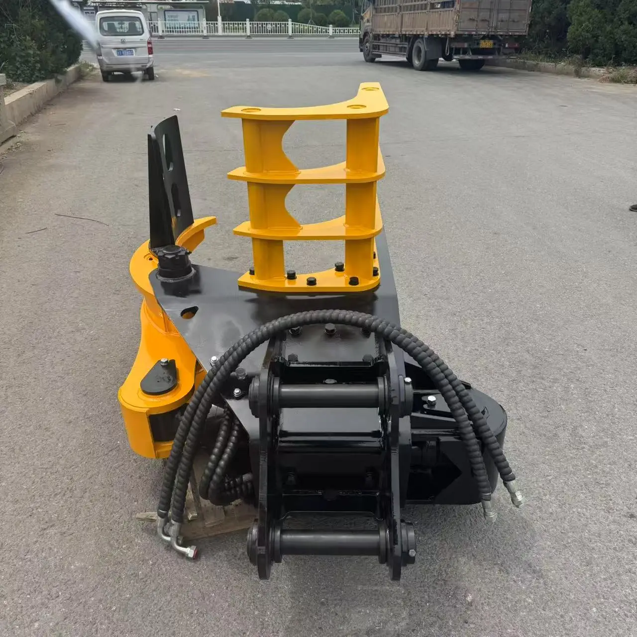 Forestry Tree Cutting Excavator Hydraulic Steel Tree Cutter With Motor & Engine High Efficiency