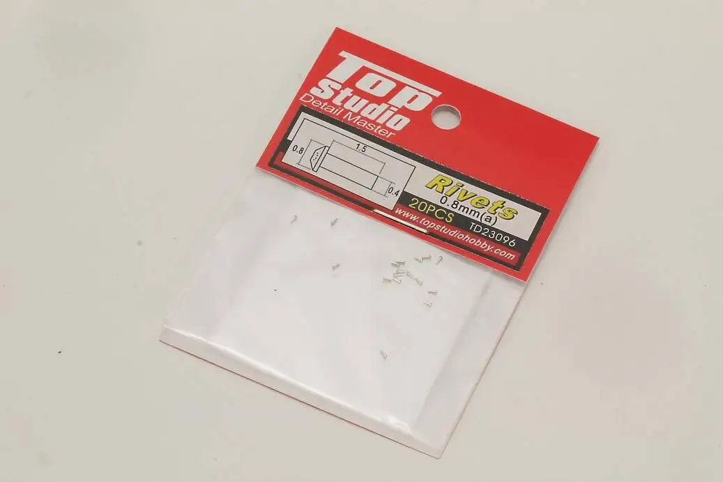 

Top Studio 0.8mm 20 Rivets TD23096 Modifying and Assembling Model Accessories