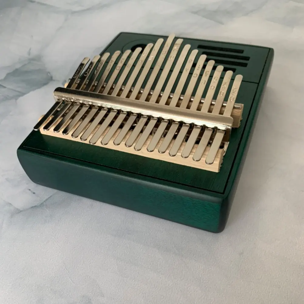 

1Set Thumb Piano Portable Kalimba 17 Keys Hand Piano Solid Wood Professional Tuner Musical Instrument Beginner Music
