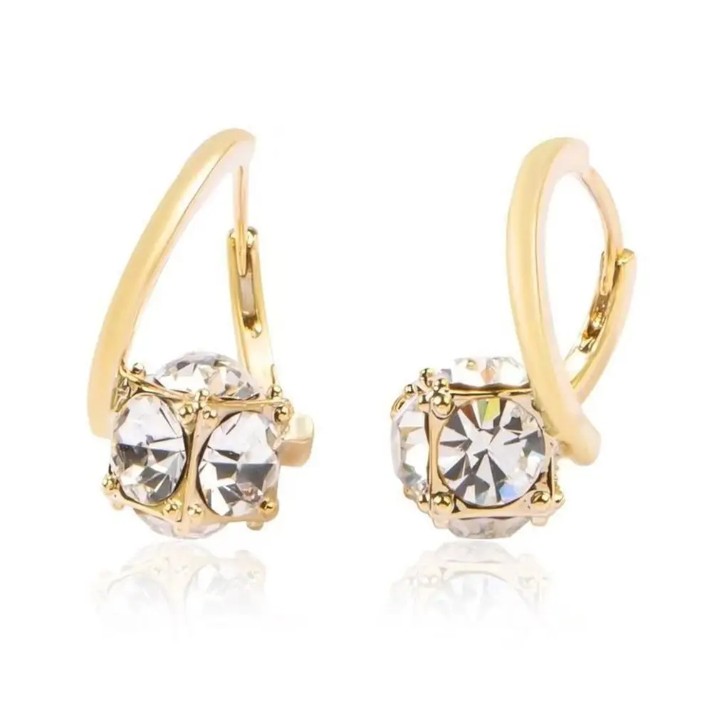 1 Pair Copper Magnetherapy Germanium Earrings Therapy Luxury Magnetic Therapy Earrings Colorful Weight Loss Earring Women