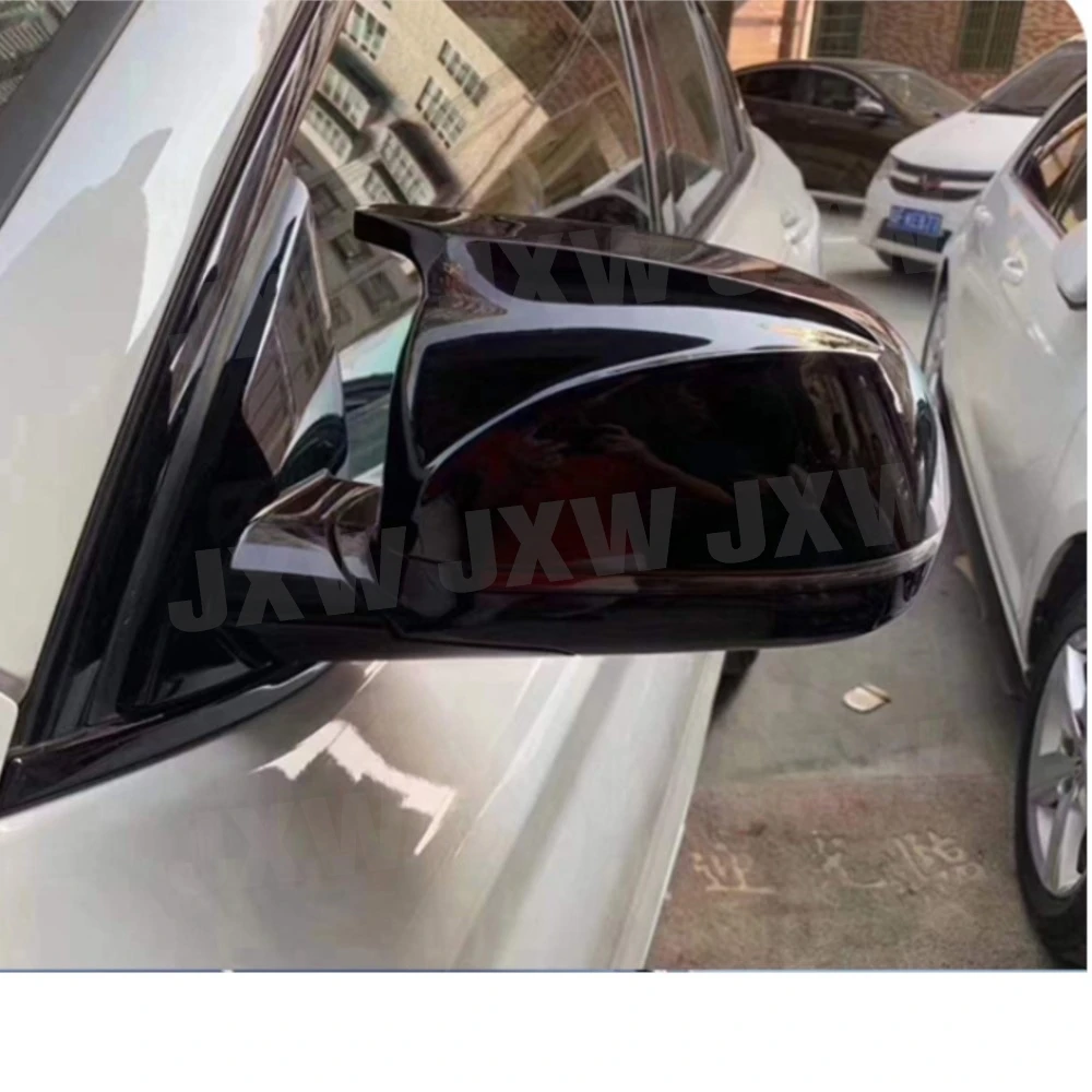 JXWANCF ABS Gloss Black Rear Side Mirror Cover For BMW X5 G05 2019+ 2Pcs/set Car Side View Mirror Cover Caps view 3