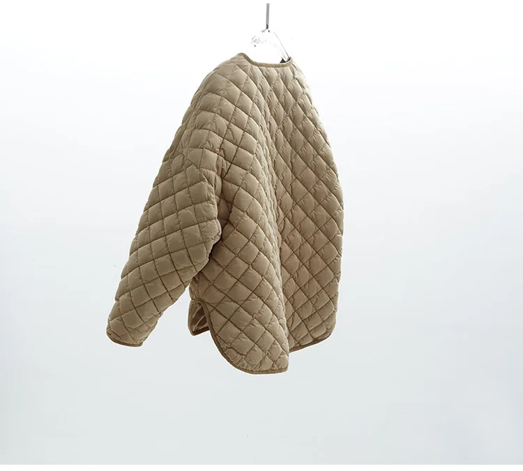 Large-Scale Turtle Back Style 90% White Duck down Lightweight Classic Quilted Pattern down Jacket 2025 Autumn Winter New Top