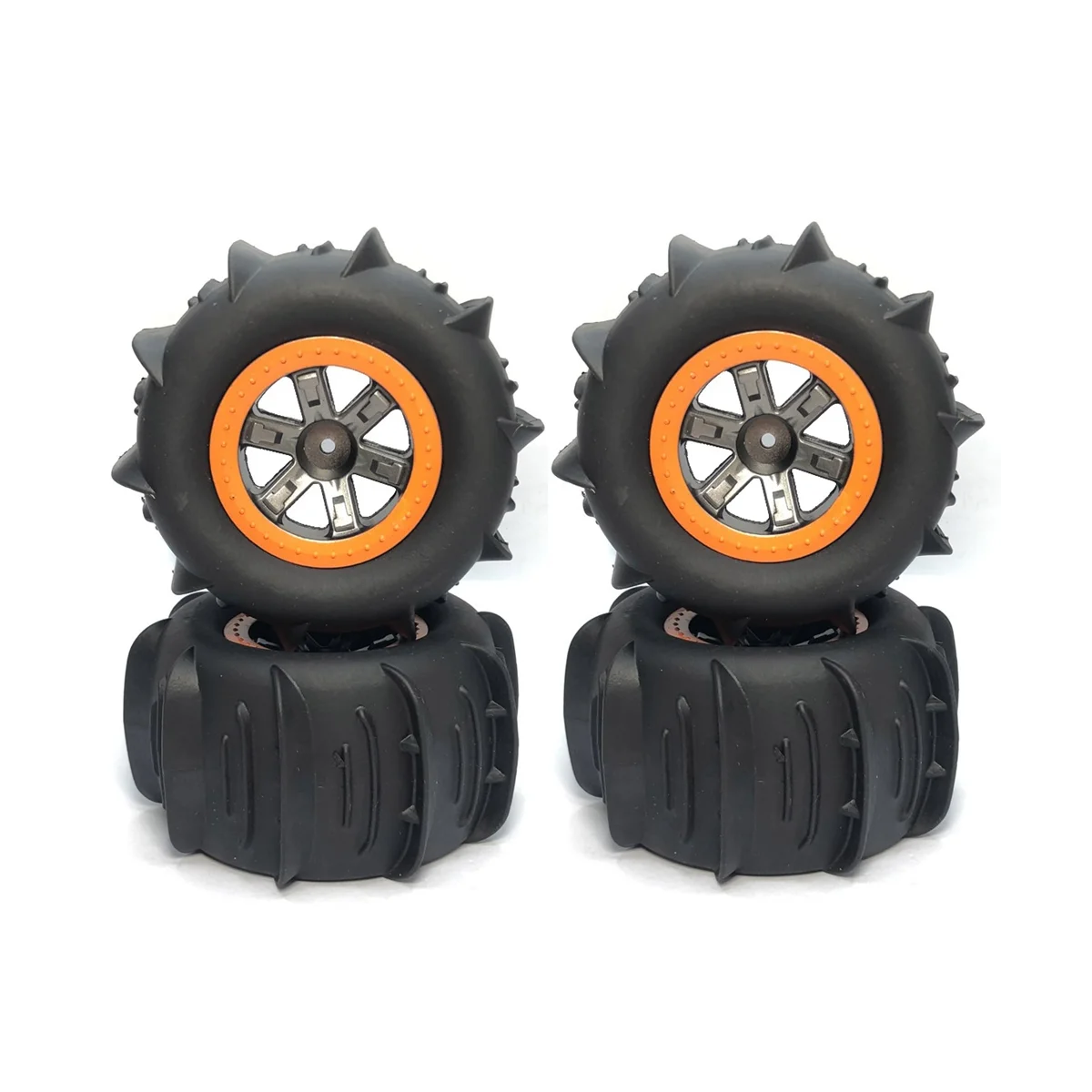 

4 шт. 110 мм весло шины Снежный песок шина колесо для Hosim Xinlehong 9125 9116 9155 Wltoys 144001 124019 104009 радиоуправляемые автомобильные запчасти