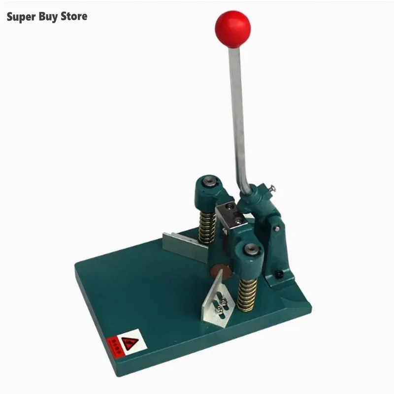 Manual Corner Rounder Cutter Machine Heavy Duty For Photo Books PVC Cards With R6 R10 2pc Dies 3cm Cutting Thickness