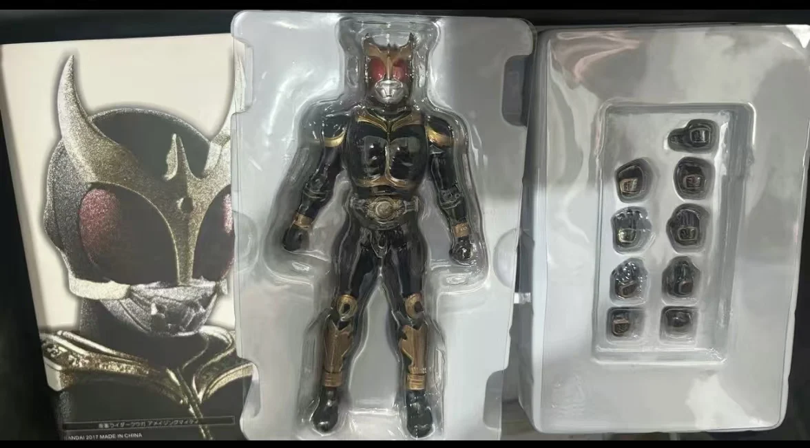 SHF Kamen Rider Ultimate Kuuga Anime Joint Mobility Action Figure PVC Kinderspeelgoed Pop Collectie Cadeau Ornament Handgemaakt Model