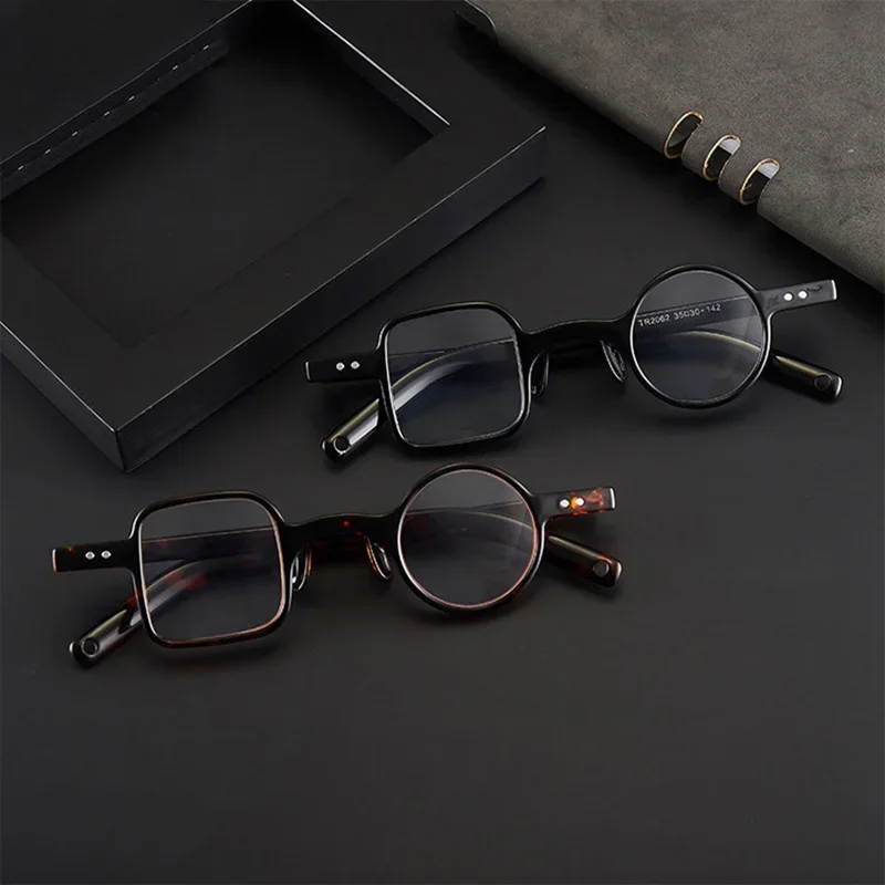 نظارات قراءة كلاسيكية مربعة الشكل للرجال والنساء ، نظارات صغيرة لقمة النظر ، هدية محمولة لكبار السن ، ديوبتر + + + + + + + +