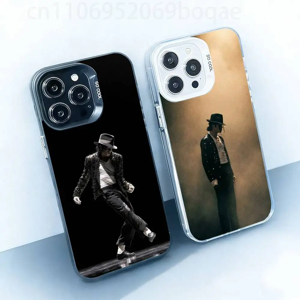 

Dance M-Michael J-Jackson Hard Phone Case for IPhone 17 16 15 14 13 12 11 Pro Max Plus16E X XR XS Max shockproof Full Cover